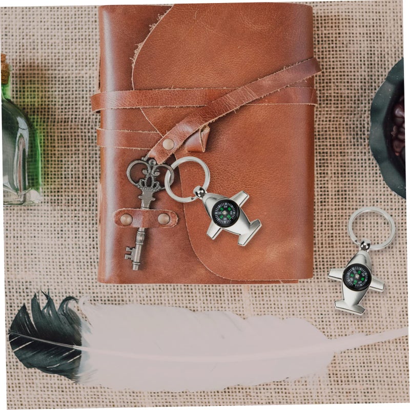 Lightweight Casual Style Compass Keychain 8X3X3CM Key Pendant Decoration Gift for Friends - Image 4