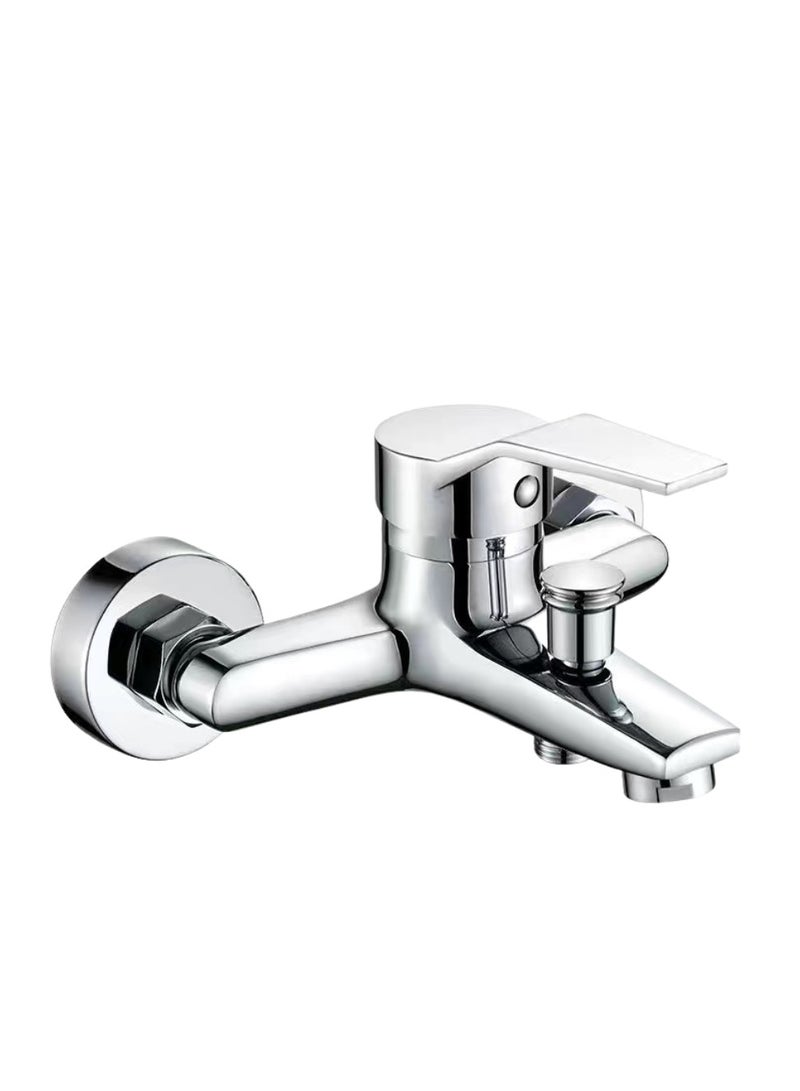 McDou Shower Faucet, Bathroom Bathtub Faucet, Mixer Faucet, Bathtub Shower Valve, Wall-Mounted, Household Water Outlet Hot and Cold Water Faucet - Image 1
