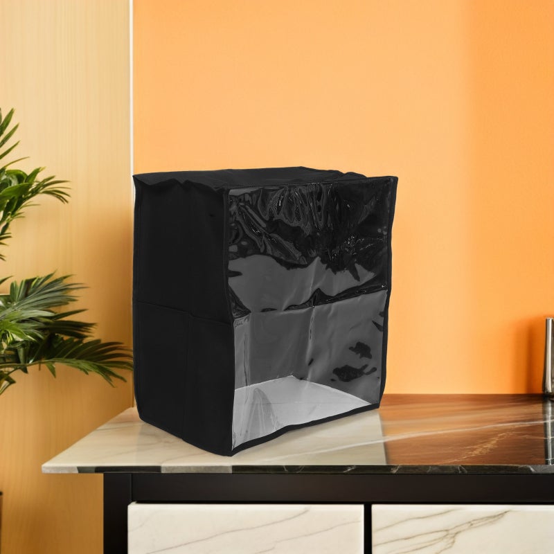 Transparent Pvc Cover For Ice Cream Machines With Visible Window And Storage Pocket Reusable Kitchen Appliance Protector For Countertop Ice Makers - Image 4