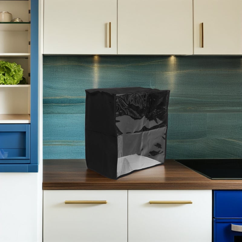 Transparent Pvc Cover For Ice Cream Machines With Visible Window And Storage Pocket Reusable Kitchen Appliance Protector For Countertop Ice Makers - Image 5