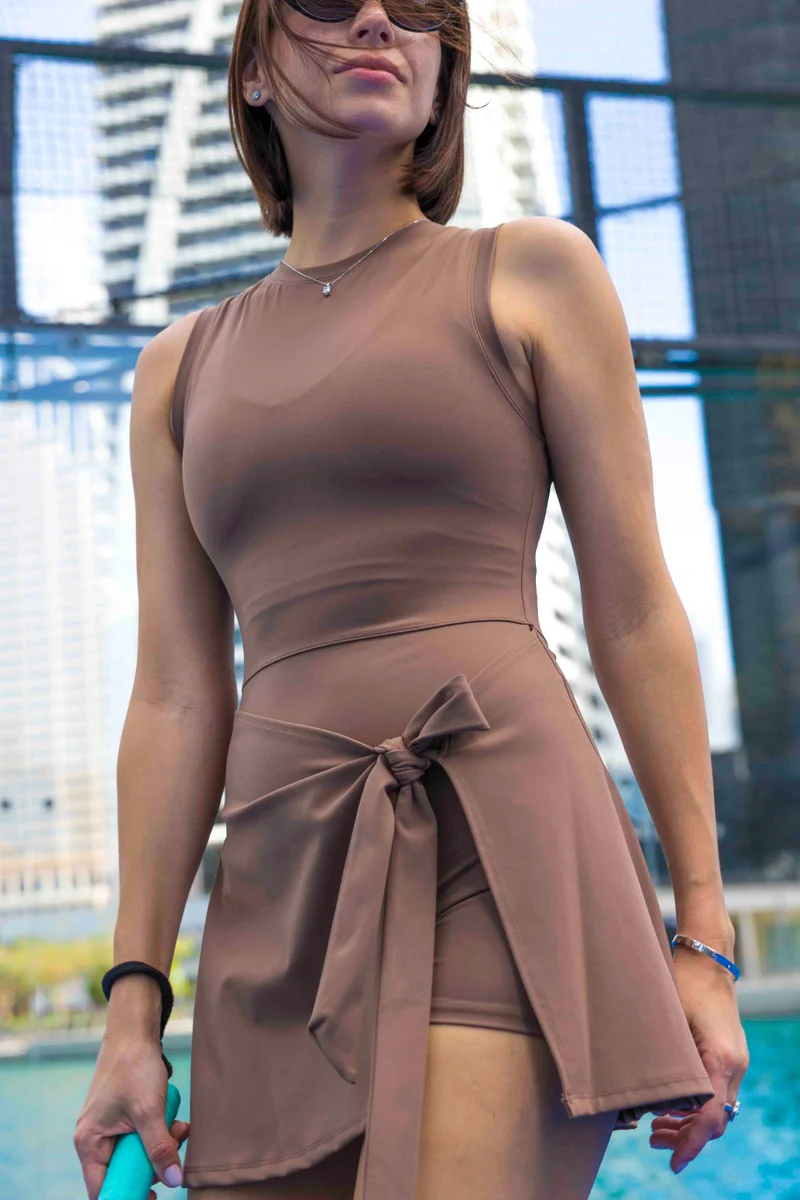 SVL SVL Play&Party Dress Mocha Brown