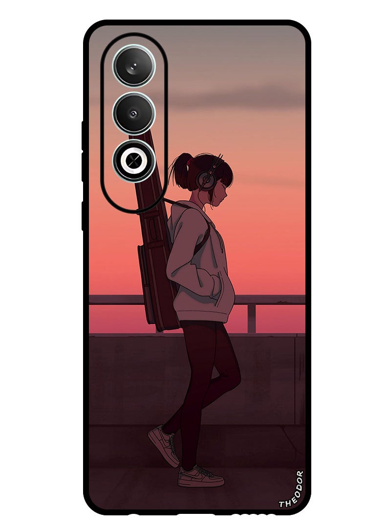 Theodor - Protective Case Anti Scratch Shock Proof Bumper Cover For Oppo K12 girl_musician_guitar - Image 1