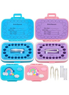 Caffox Caffox Tooth Holders for Kids Keepsake, Baby Teeth Keepsake Box, Tooth Saver, Tooth Container for Lost Teeth, Teeth Storage Holder for Tooth Fairy  - Image 1
