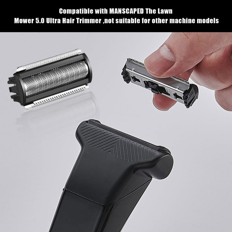 Sodaer Replacement Foil Blade Compatible with MANSCAPED The Lawn Mower 5.0 Ultra Hair Trimmer,Stainless Steel Groin Hair Foil Shaver Head for Close Body Hair Grooming,2 Pack - Image 5
