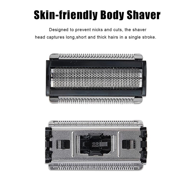 Sodaer Replacement Foil Blade Compatible with MANSCAPED The Lawn Mower 5.0 Ultra Hair Trimmer,Stainless Steel Groin Hair Foil Shaver Head for Close Body Hair Grooming,2 Pack - Image 2