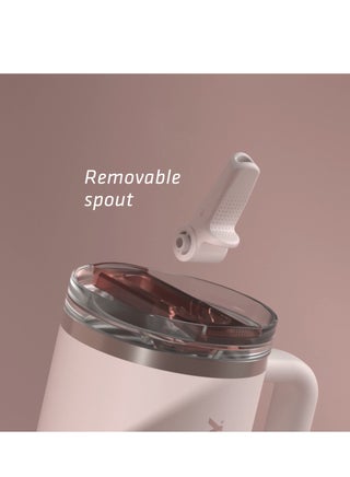 Stanley Quencher ProTour Flip Straw Tumbler with Leakproof Lid 40 oz | Built-In Straw & Handle | Cupholder Compatible for Travel | Insulated Stainless Steel Cup | BPA-Free - view 5