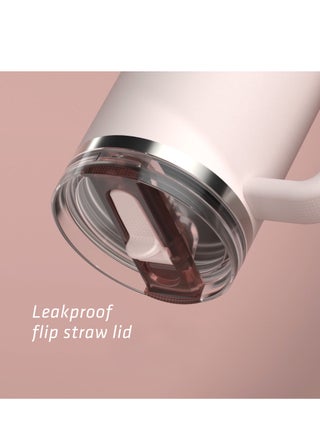 Stanley Quencher ProTour Flip Straw Tumbler with Leakproof Lid 40 oz | Built-In Straw & Handle | Cupholder Compatible for Travel | Insulated Stainless Steel Cup | BPA-Free - view 4