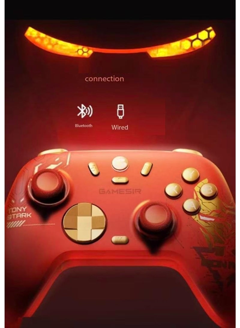 general Professional Gamepad Nova 2 Lite Ironman Co-Branded Edition Wireless Gaming Controller for Switch/Steam/PC Android/ iOS with Hall Effect Joysticks & Triggers, 1000Hz Polling Rate, Rumble Motor, Two Back Button, 600mAh Battery, Anti-Slip Laser-Textured Grips - Image 5