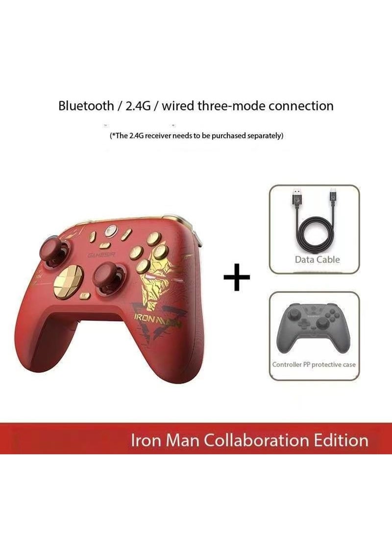 general Professional Gamepad Nova 2 Lite Ironman Co-Branded Edition Wireless Gaming Controller for Switch/Steam/PC Android/ iOS with Hall Effect Joysticks & Triggers, 1000Hz Polling Rate, Rumble Motor, Two Back Button, 600mAh Battery, Anti-Slip Laser-Textured Grips - Image 2