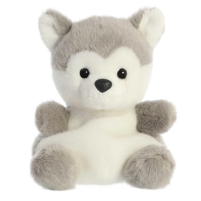 Aurora Adorable Palm Pals Busky Husky Stuffed Animal Fun Collectible Plush for Kids and Adult Collectors Perfect for Decorating Rooms and Birthday Gifts Gray 45 Inches - Image 3