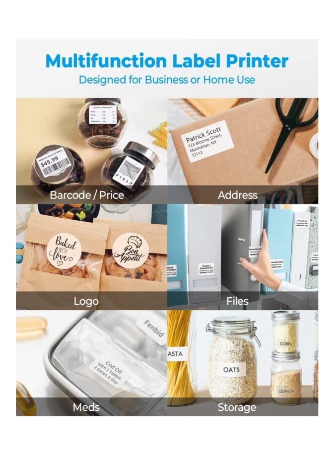 Phomemo M110 Portable Wireless Thermal Label Printer, Bluetooth Label Maker - Image 4