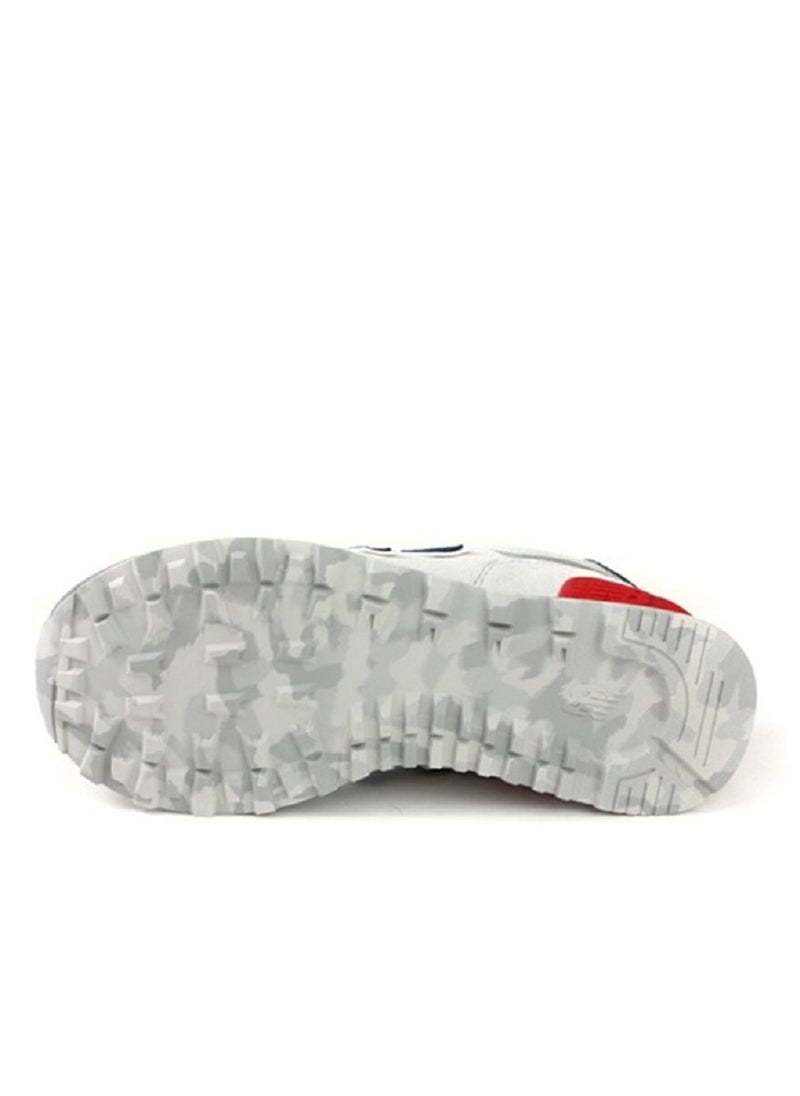 New Balance - 574 Classic Causal Colorblock Sneakers Grey/White/Blue/Red - Image 1