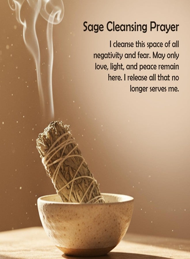 Aromatika Indian White Sage Bundle Smudging Sticks 4 Inches (Pack of 2) Natural Sage for Home Purification, Smudge Rituals, Removes Negative Energy, Spiritual Healing & Promotes Relaxation - Image 5