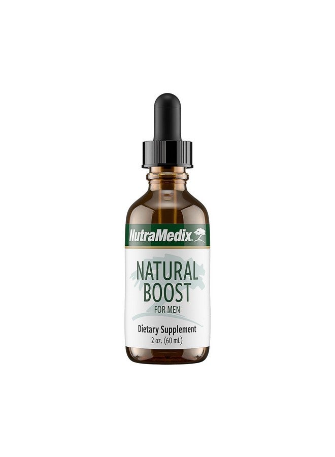 NutraMedix Natural Boost for Men - Amino Acids and Energy Support - Ginkgo Biloba, Maca Root, Saffron Extract, Epimedium, and L-Arginine - Men's Health Supplement (2oz / 60ml) - Image 1