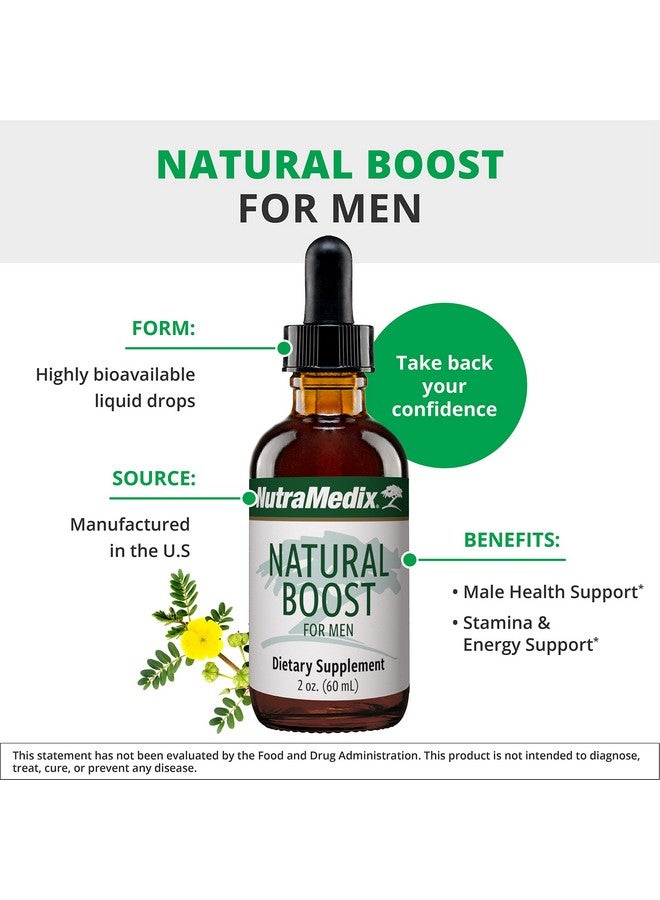 NutraMedix Natural Boost for Men - Amino Acids and Energy Support - Ginkgo Biloba, Maca Root, Saffron Extract, Epimedium, and L-Arginine - Men's Health Supplement (2oz / 60ml) - Image 4