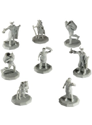 Monster Townsfolk Mini Fantasy Figures 8Pc Merchant Non Player Character Npc Miniatures 1" Hexsized Compatible With Dnd Dungeons And Dragons Pathfinder And All Rpg Tabletop Games - pzsku/Z89A5AD78C0B44A07B5D7Z/45/_/1700128944/26075046-a807-4dfc-854b-451cb387e71a