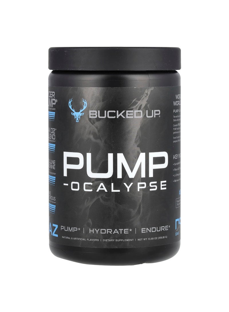 Pump-Ocalypse, Blue Raz, 13.69 oz (359.85 g)