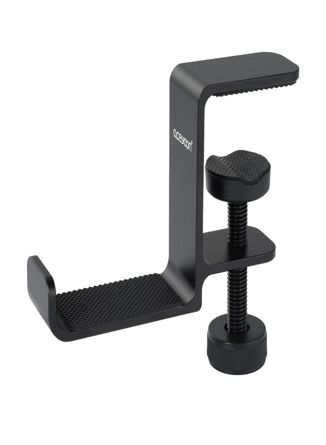 aceyoon Under Desk Headphone Hanger, Aluminum Headphone Stand,Headset Holder Space-Saving - Image 1