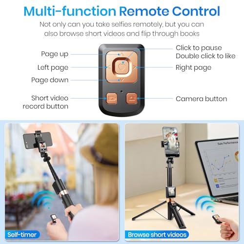 XSMNER Universal Real-Time Back Camera Monitor for iPhone & Android, Vlog Selfie Monitor Screen for iPhone, No App Needed, 1080P HD Screen for Live Streaming TikTok YouTube - Image 4