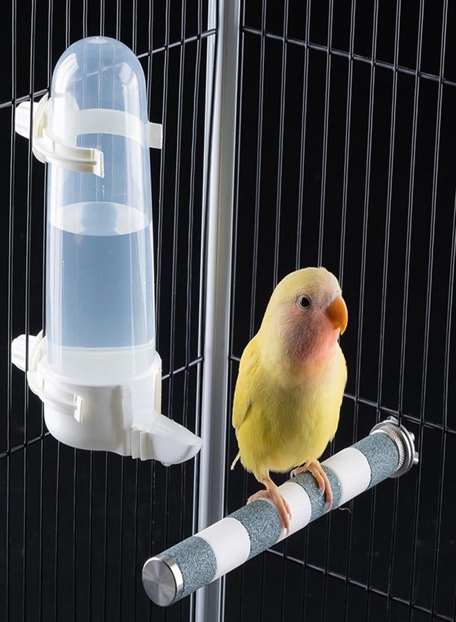 Shuoxpy Pet Bird Waterer - 8.45 Fl Oz Automatic Parrot Water Feeder, Suspended Bird Cage Dispenser for Parakeet, Budgie, Cockatiel, Lovebirds, Canary (1Pcs) - Image 2