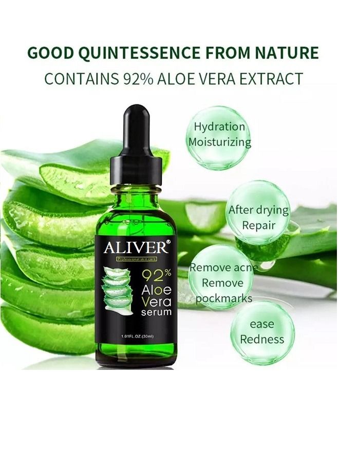 ALIVER 99% Natural Aloe Vera Serum 30ml 30ml - Image 1