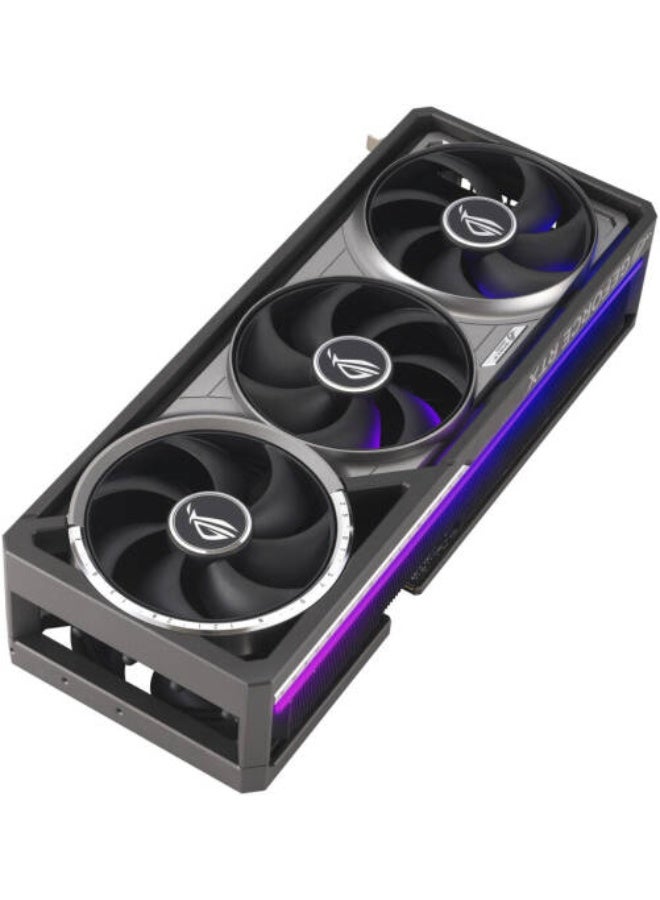 أسوس بطاقة الرسوميات ROG أسترا GeForce RTX™ 5090 OC Edition للألعاب (PCIe® 5.0، 32GB GDDR7، HDMI®/DP 2.1، تصميم 3.8-slot، 4 مراوح، مراوح Axial-tech، غرفة بخار مسجلة ببراءة اختراع، وسادة حرارية GPU بتغيير الطور) - Image 4