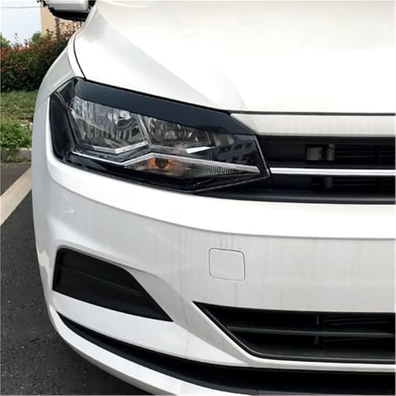 Vuzmode Carbon Fiber Look Headlight Eyebrow for VW Polo - Image 4
