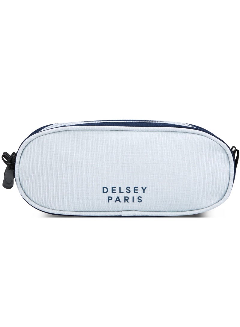DELSEY Paris Back To School 2025 Two Compartment Pencil Case - Navy Blue - Image 1