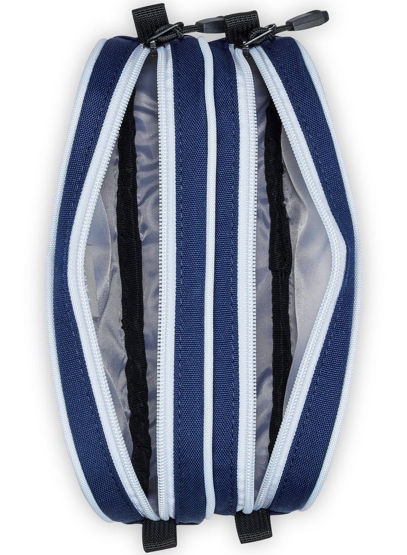 DELSEY Paris Back To School 2025 Two Compartment Pencil Case - Navy Blue - Image 3