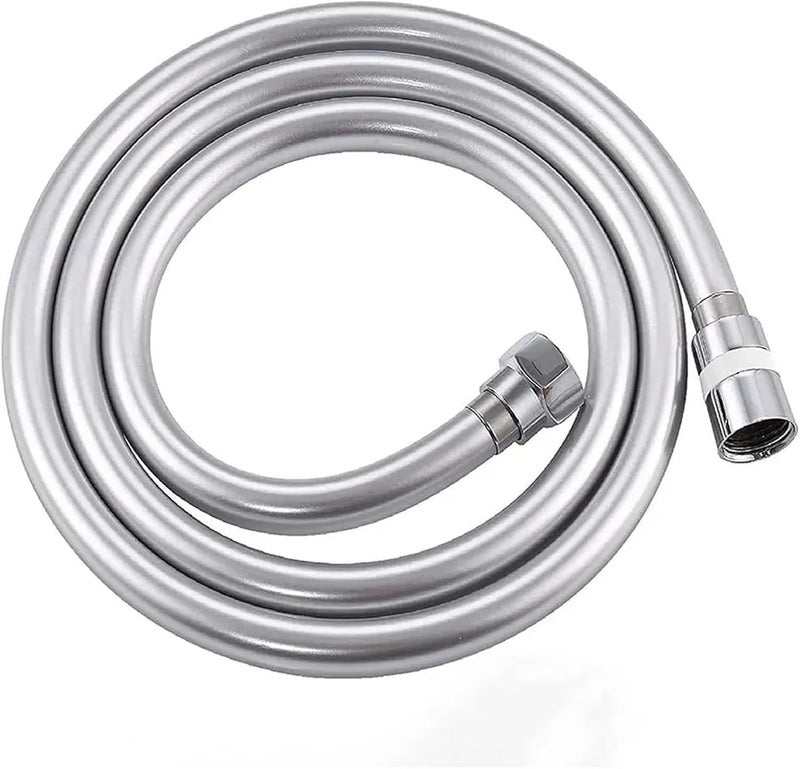 Shower Hose Replacement Shower Hose, PVC in Multicolor for 1.5-3.0M(Silver,2.0M) - Image 1
