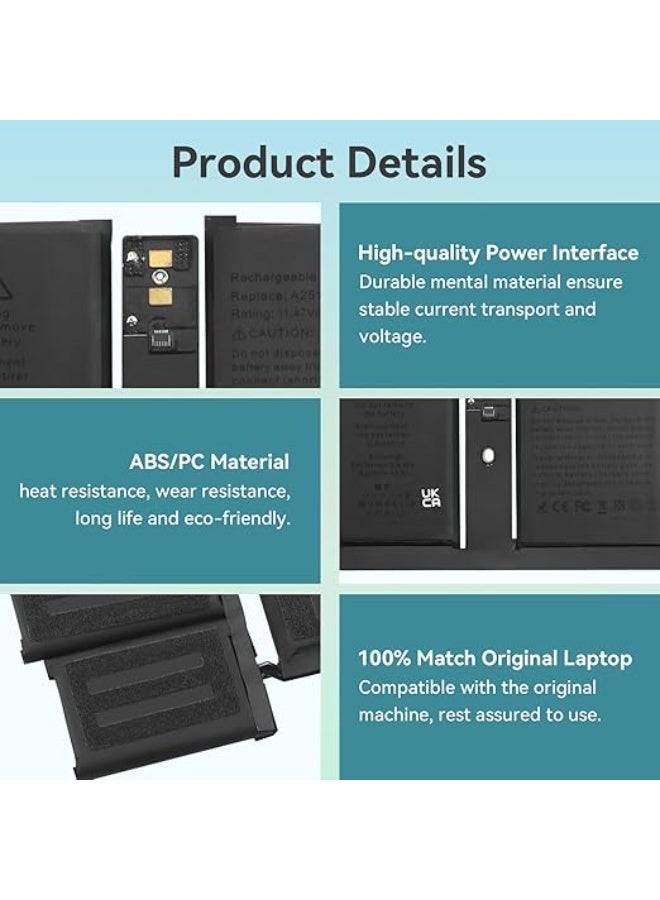 Replacement Battery 69.9 Wh for MacBook Pro 14" (2021–2023) – 11.46–11.47 V Li‑Polymer - Image 3