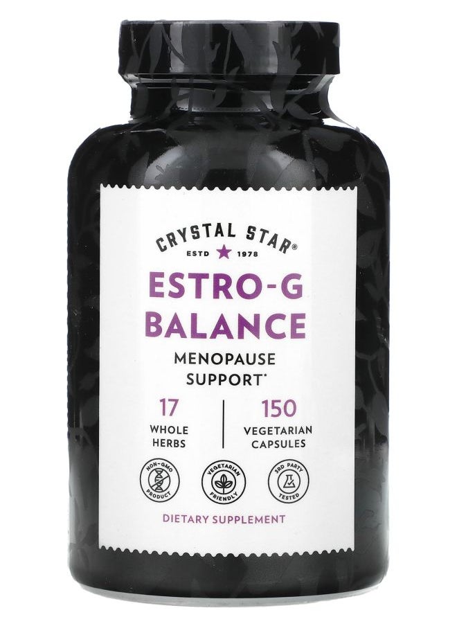 Crystal Star Estro-G Balance 150 Vegetarian Capsules 