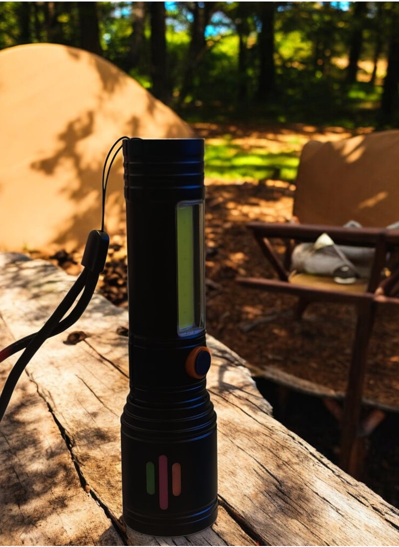 Generic Strong Light Flashlight Rechargeable Super Bright Zoom Outdoor Lighting Dedicated  Portable Home  - Image 2