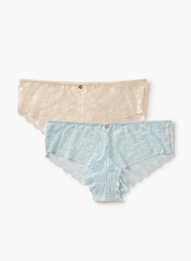 Splash FAV Set of 2 - Lace Bikini Briefs - Image 1