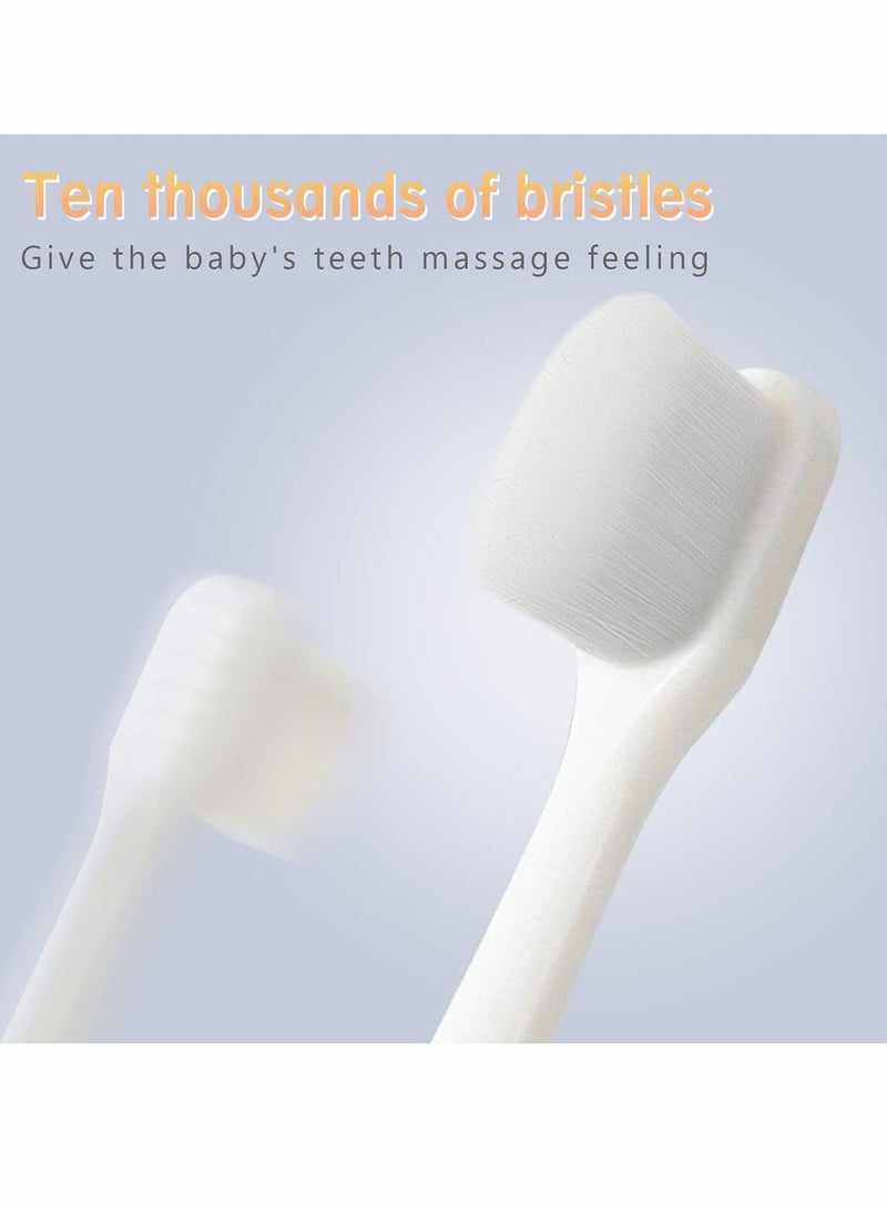 Y&D Toothbrush for Kids Extra Soft Nano Toddlers and Children BPA Free with Protective Case Toddler - Image 2