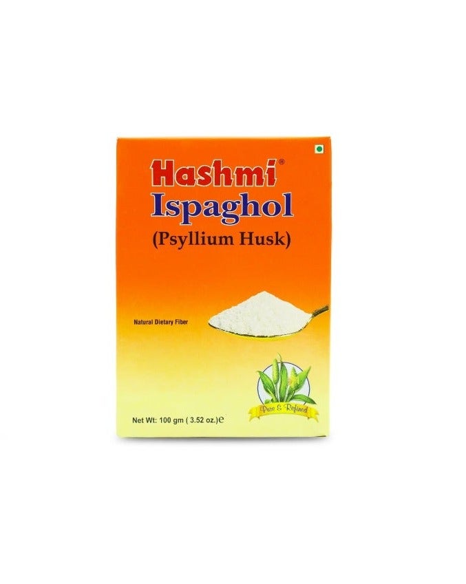 Hashmi Ispaghol 100g | 100% Natural Psyllium Husk | Digestive Health & Constipation Relief | High Fiber Dietary Supplement - Image 1