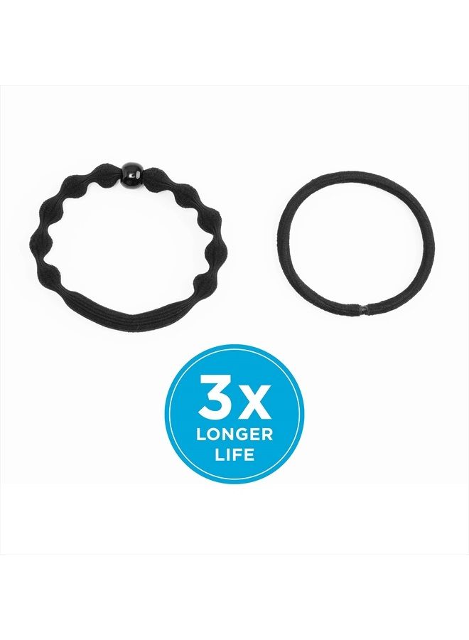 Goody Ouchless Hair Forever Women's Braided Elastics, 3 Count (Pack of 1) - Image 2