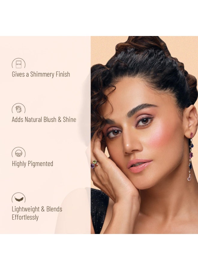 Swiss Beauty Baked Shimmer Blusher And Highlighter Palette For Face Makeup| Multicolor-5, 7 Gm | - Image 4