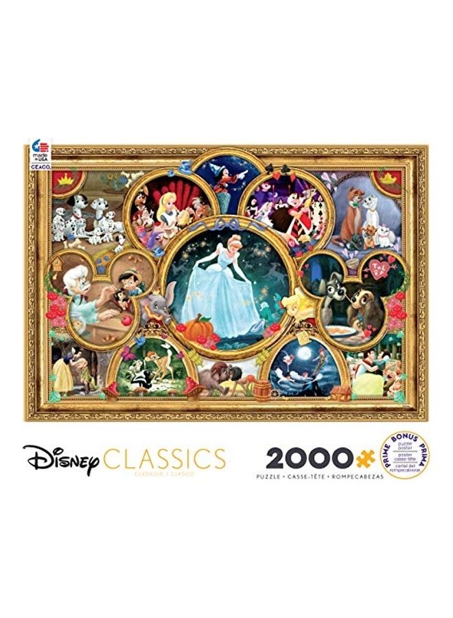 Ceaco - Disney Classics - Disney Classics - 2000 Piece Jigsaw Puzzle , 5" - Image 2