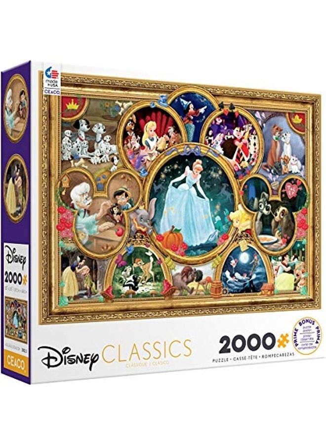 Ceaco - Disney Classics - Disney Classics - 2000 Piece Jigsaw Puzzle , 5" - Image 3