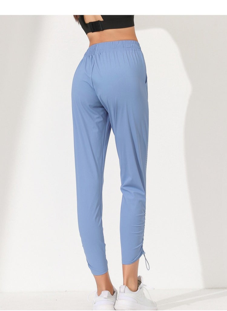 Loquat - Casual Sports Gym Pants Blue - Image 1