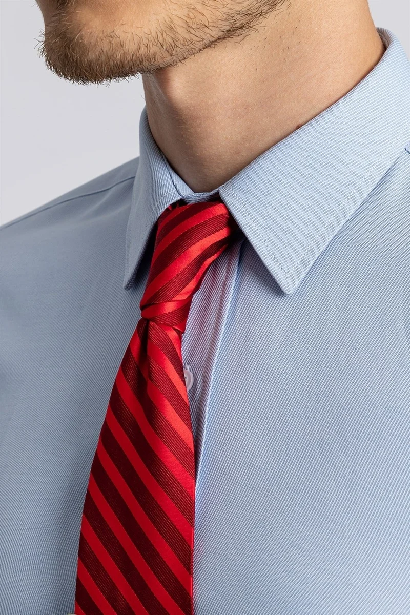 تودورس Modern Slim Fit Narrow Cut Dobby Men's Shirt