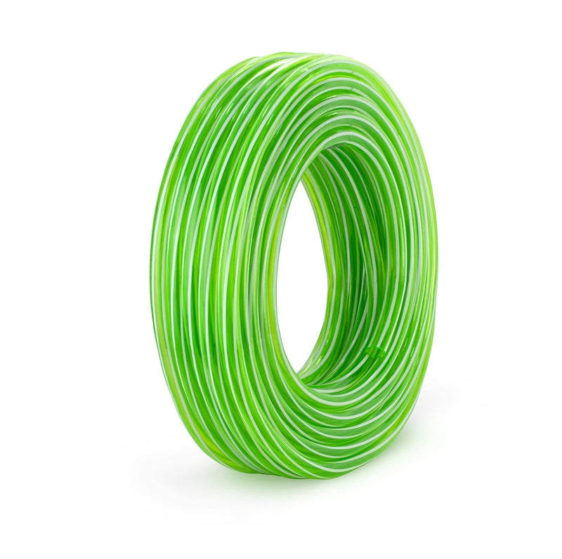 Garbnoire 0.75 Inch PVC Green Striped Pipe| Lightweight, Durable & Flexible| Accessories Hose Connector & Clamps| Watering Garden, Cleaning| Outdoor-Indoor Use (10 Meter (32.8 ft)) - Image 2