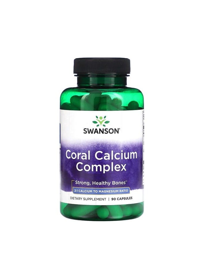 SWANSON Coral Calcium Complex, 90 Capsules