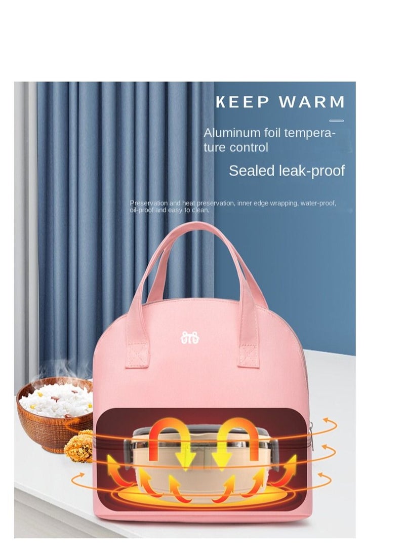 XiuWoo Lunch Bag Bento Bag, Thickened Thermal Insulation Refrigerated Tote Box Carrying for Students Ladies Men Picnic Work Outdoor - Image 5