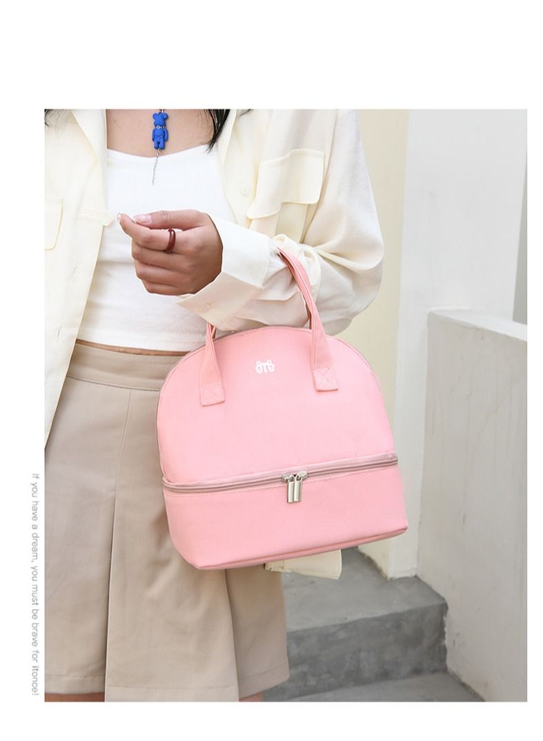 XiuWoo Lunch Bag Bento Bag, Thickened Thermal Insulation Refrigerated Tote Box Carrying for Students Ladies Men Picnic Work Outdoor - Image 2