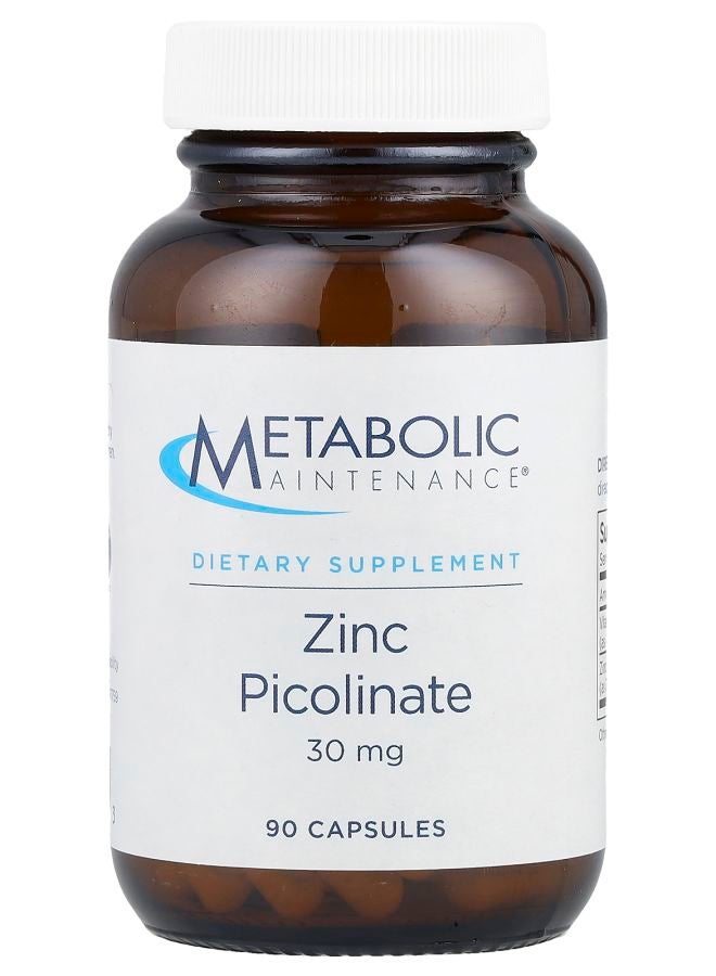 Zinc Picolinate 30 mg 90 Capsules