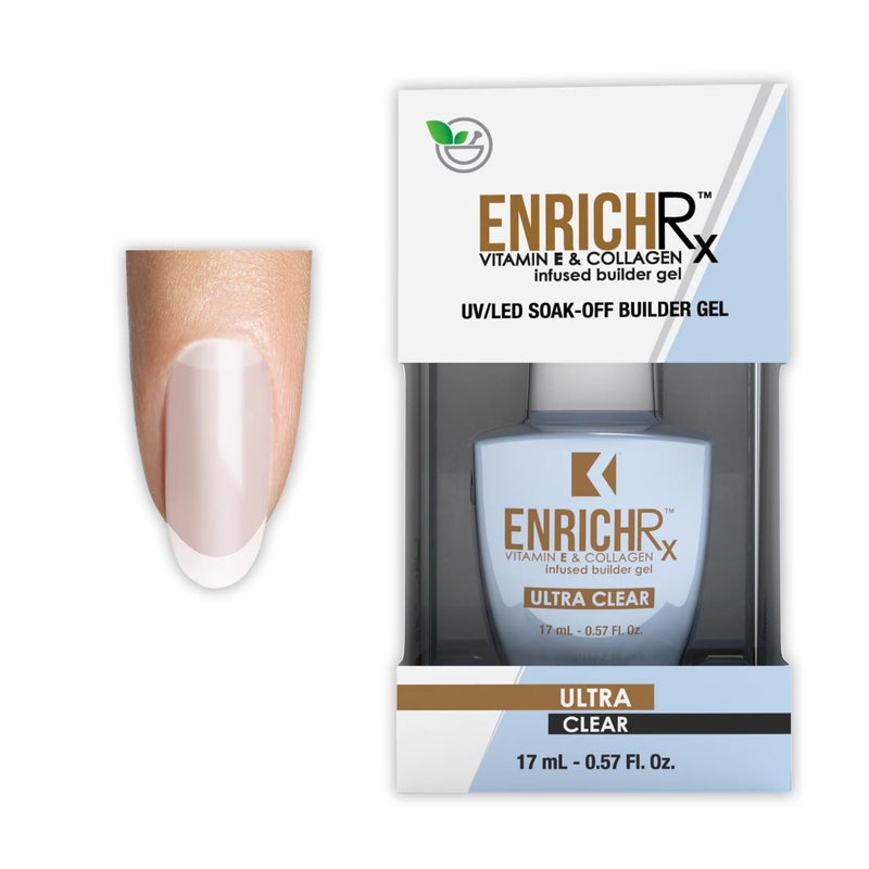 KUPA GelFinity EnrichRx Infused Builder Gel 0.57 fl oz - Ultra Clear - Image 1