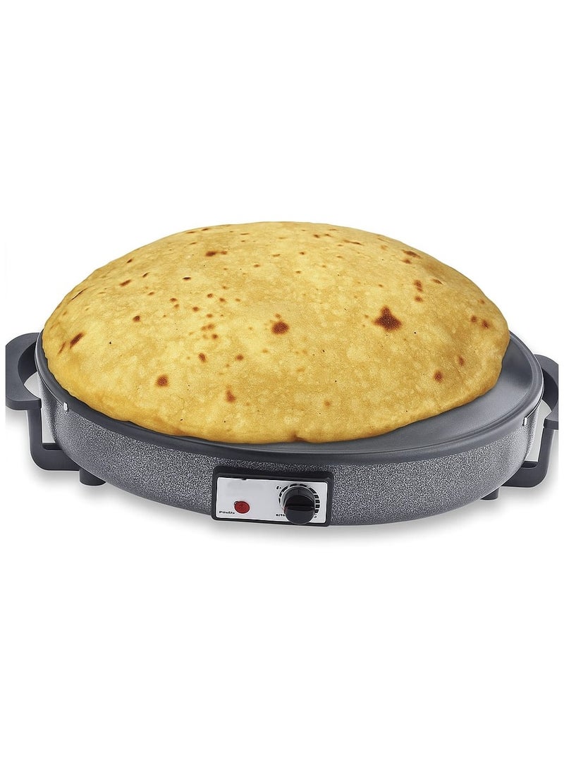Arabic Bread Maker – Dome Shaped Non-Stick Roti & Chapati Maker for Pita, Flatbread, Khubz – Electric Bread Maker with Cool Touch Handle, Easy Clean Surface  - Image 1