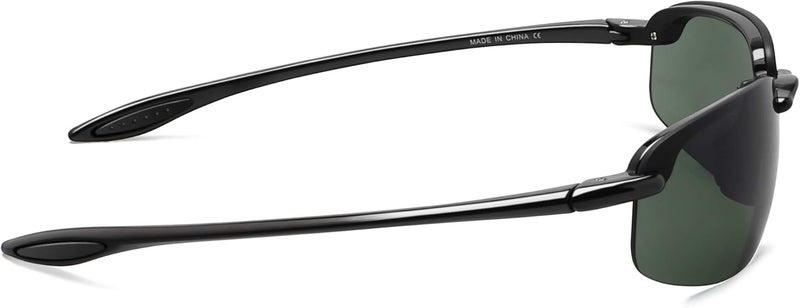 JULI Eyewear نظارات JULI الرياضية للرجال والنساء إطار TR90 بدون حواف للجري وصيد الأسماك والبيسبول والقيادة MJ8001 - Image 4